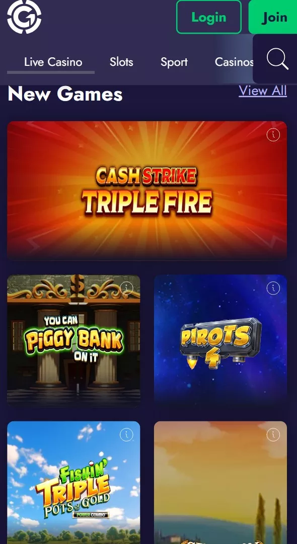The third image of the app ，Online betting platform with the best betting games with highest cash rewards